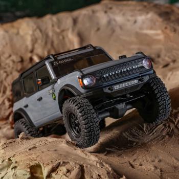 Preview: Axial 1/30 SCX30 Ford Bronco 4X4 RTR Brushed Rock Crawler (Battery & Charger Included), Gray